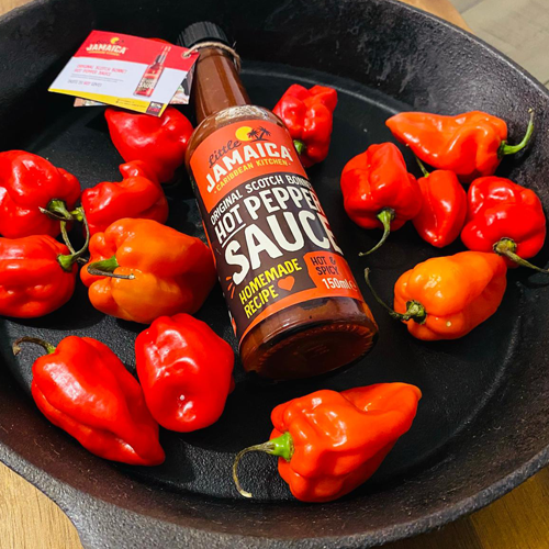 Original Scotch Hot Pepper Sauce Little Jamaica Caribbean Kitchen